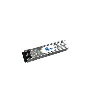 Mô-đun thu phát quang 850nm 1.25Gb / S Bộ thu phát song công LC VCSEL-LD SX 550m MMF SFP