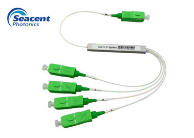 Micro PLC Planar Lightwave Circuit Splitter Loại 1x4 với đầu nối SC / APC
