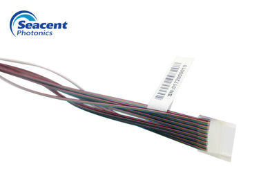 UPC APC Đánh bóng góc sợi quang Mảng 128 CH Thạch anh / Borosilicate / Chất liệu silicon