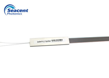 2x64 Sợi quang PLC Splitter Thiết bị trần Phân cực thấp Mất phụ thuộc