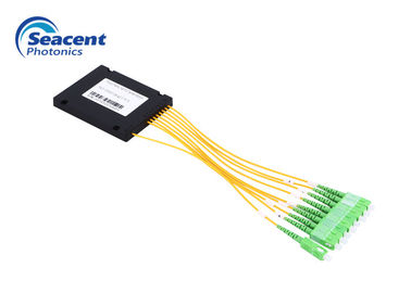 Bộ chia PLC sợi quang 2,00mm 1x8 Bộ chia nhựa Abs cho mạng quang thụ động