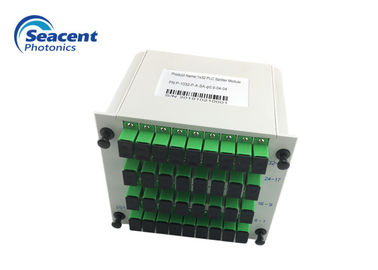 Cắm vào Bộ tách sợi Plc 1x32 0,9mm 0,5m Độ đồng đều kênh tuyệt vời
