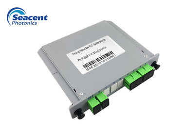 Thiết kế nhỏ gọn Bộ chia PLC Cassette 7.8dB 2x4 cho mạng quang thụ động