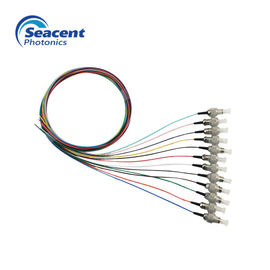 Sợi tóc được phê duyệt bằng sợi quang UPC Ba Lan 12 chùm màu với đầu nối FC / ST