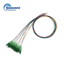 Mất ít chèn Lc Apc Pigtail, 12 Pigtail chùm màu trong sợi quang