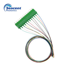 Đầu nối cáp quang AP APC độ chính xác cao, chùm 12 màu
