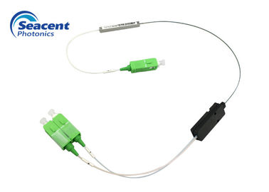 Độ ổn định cao Sợi quang PLC Splitter 1x2 Sợi đến loại nhánh nhà