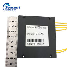 2X4 ABS Cassette Loại PLC Splitter Module / FTTH Fiber Plc Splitter